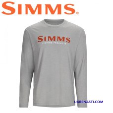 Реглан Simms Logo Shirt LS Cinder Heather размер XL